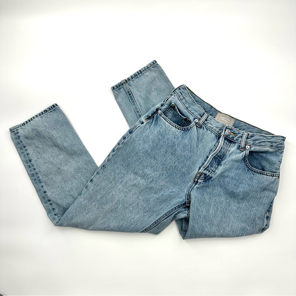 Everlane Women's Straight Leg Jeans - Light Blue